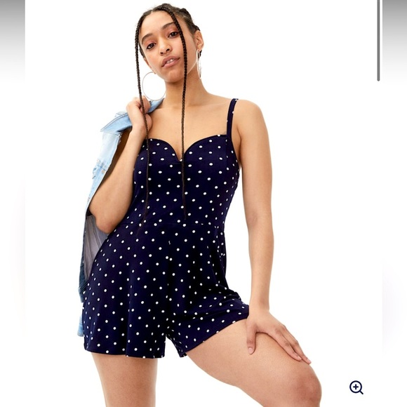 Aeropostale Pants - AEROPOSTALE Polka Dot Romper
